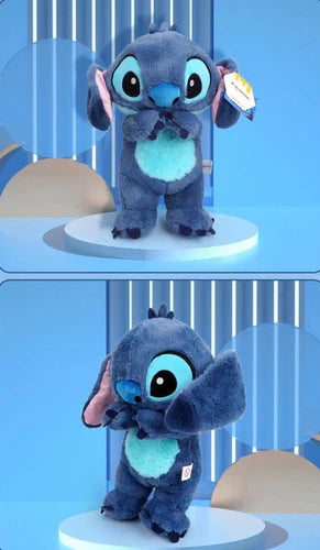 Peluche Stitch PRESS ME 33 cm – Modèle Original Disney